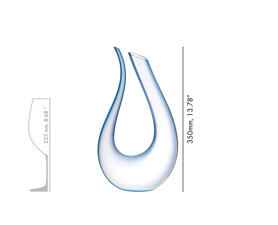decanter riedel amadeo - blu