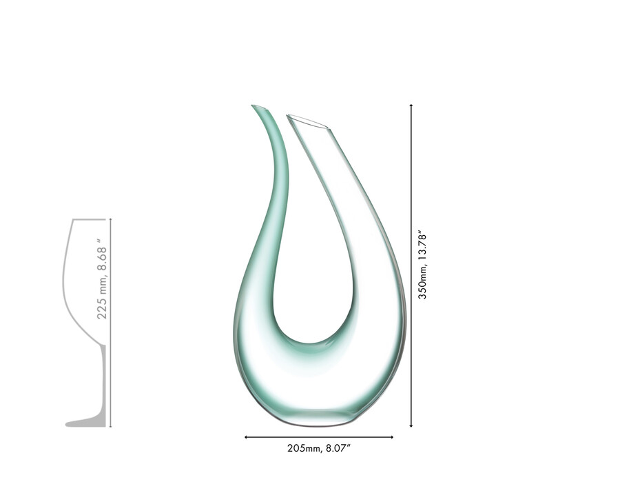 riedel amedeo decanter - menta