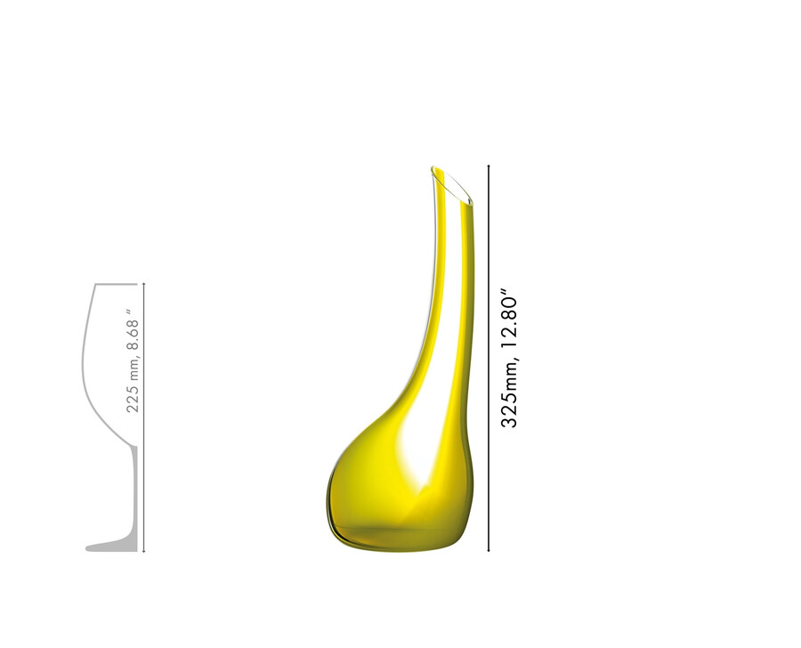 riedel decanter cornetto confetti - giallo