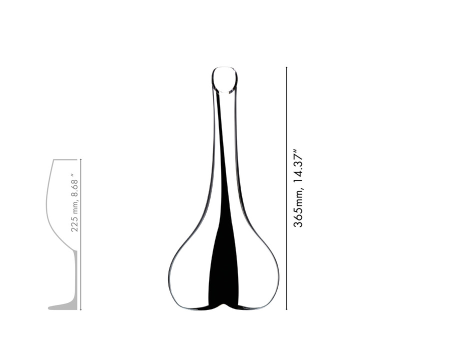 decanter riedel black tie smile