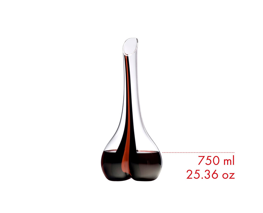 decanter riedel black tie smile - rosso