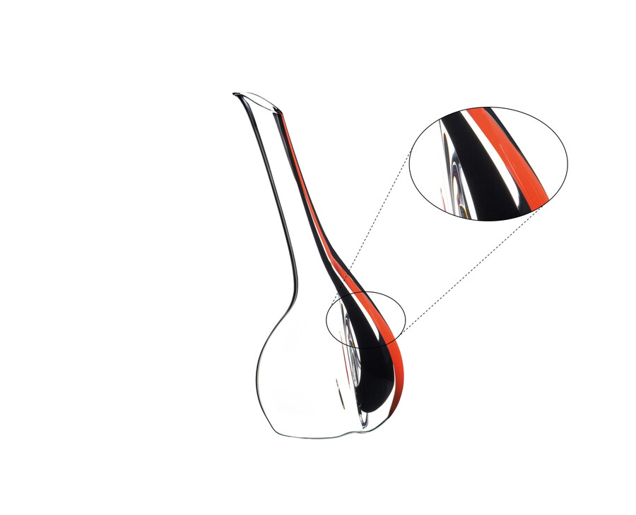 decanter riedel black tie touch - rosso