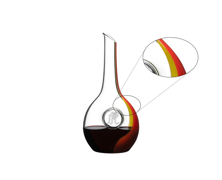 decanter riedel chinese zodiac tiger - rossogiallo