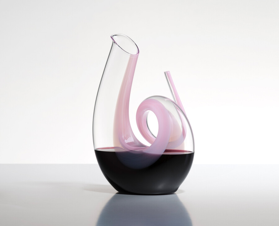 decanter riedel curly - rosa
