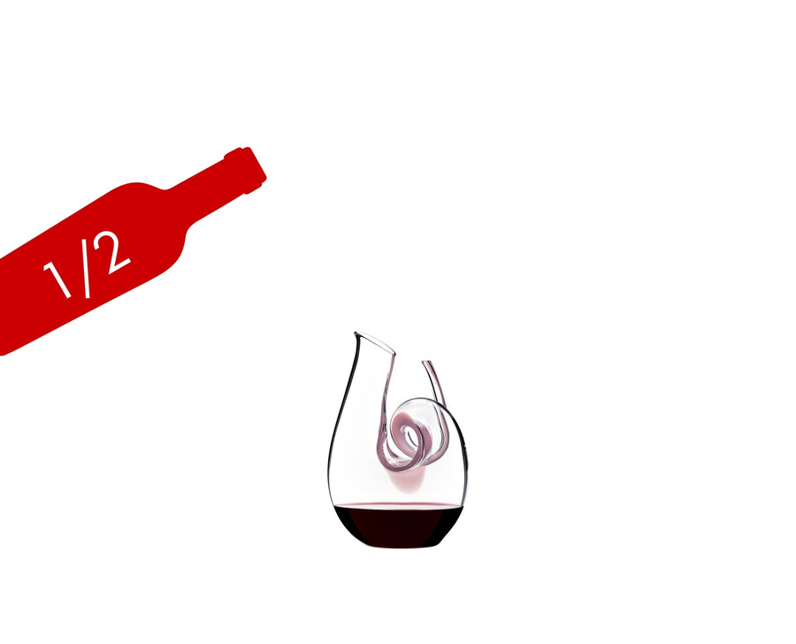 riedel curly mini decanter - rosa