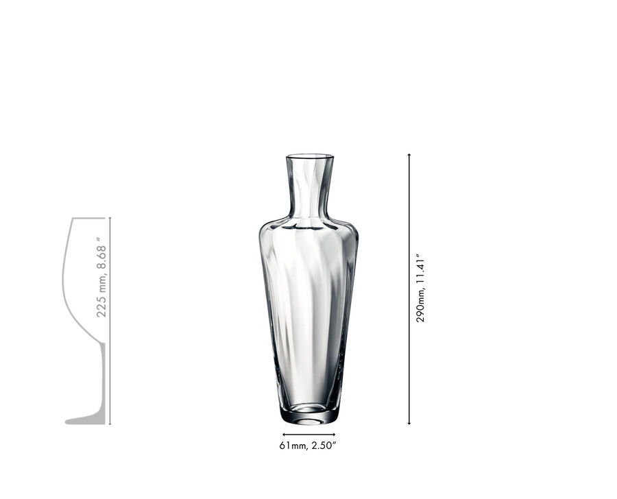 riedel mosel decanter fatto a mano
