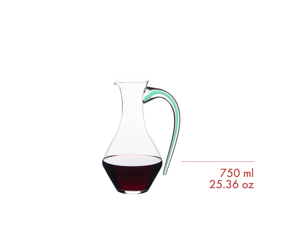 riedel fatto a mano cabernet magnum decanter - menta