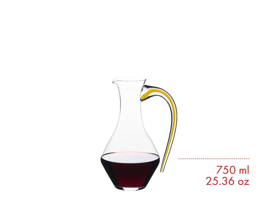 riedel fatto a mano cabernet magnum decanter - giallo