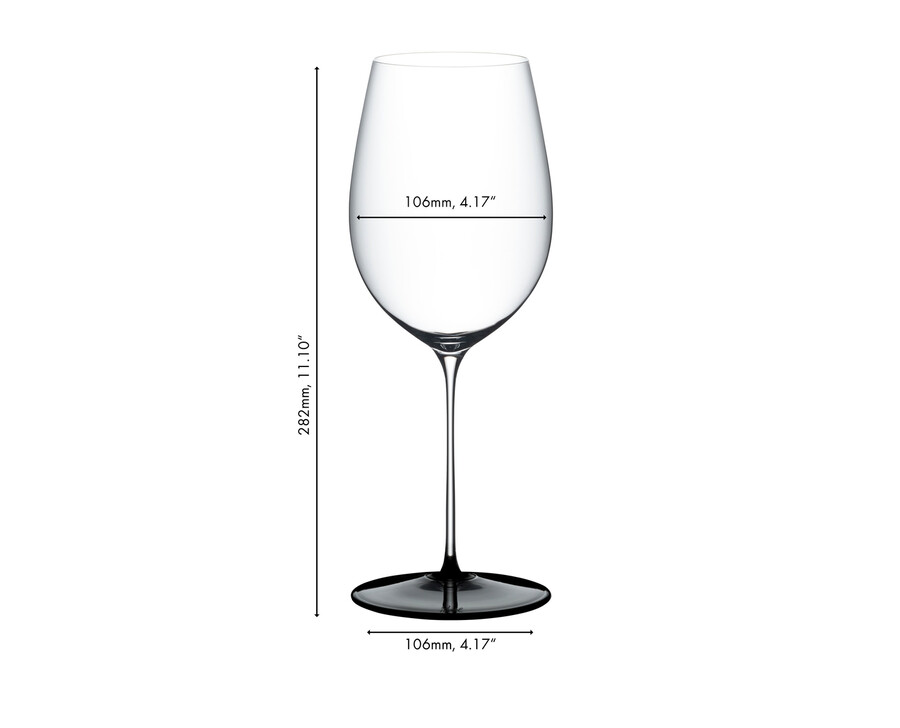 riedel fatto a mano cravatta nera bordeaux grand cru