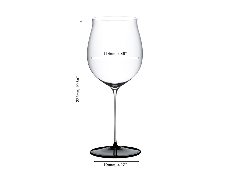 riedel fatto a mano cravatta nera borgogna grand cru