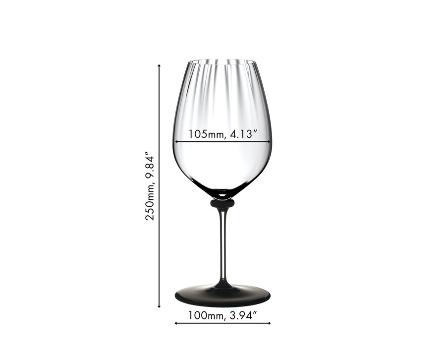 riedel fatto a mano performance cabernetsauvignon - base nera