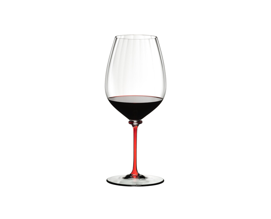 riedel fatto a mano performance cabernetsauvignon - gambo rosso