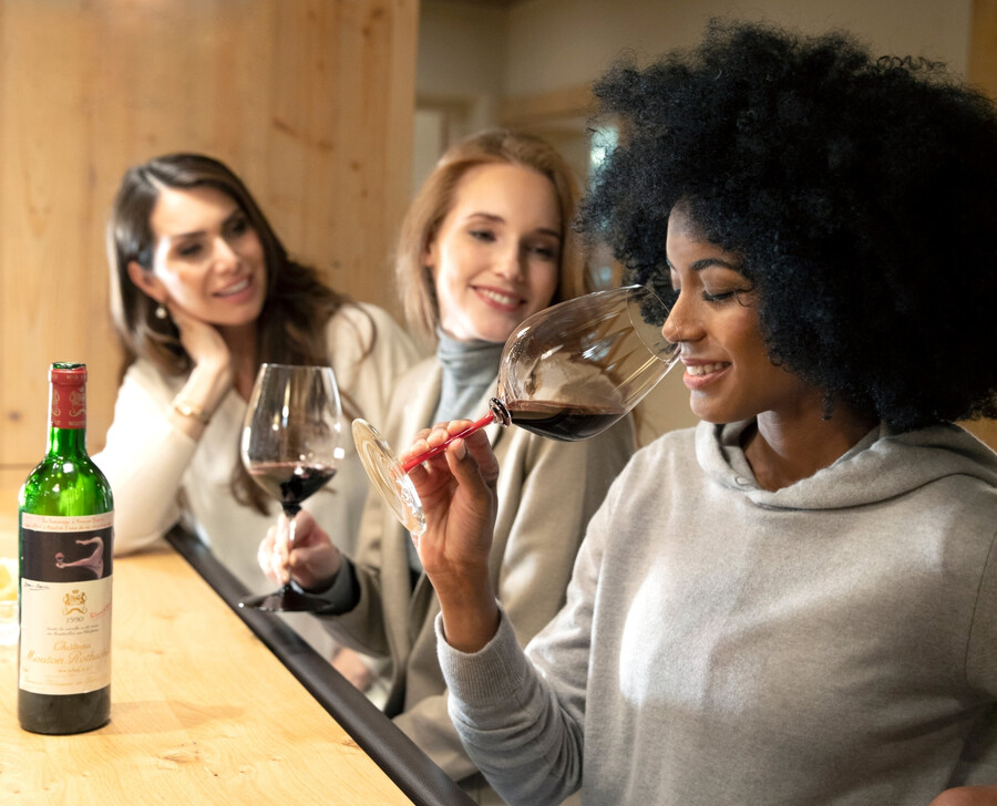 riedel fatto a mano performance cabernetsauvignon - gambo rosso