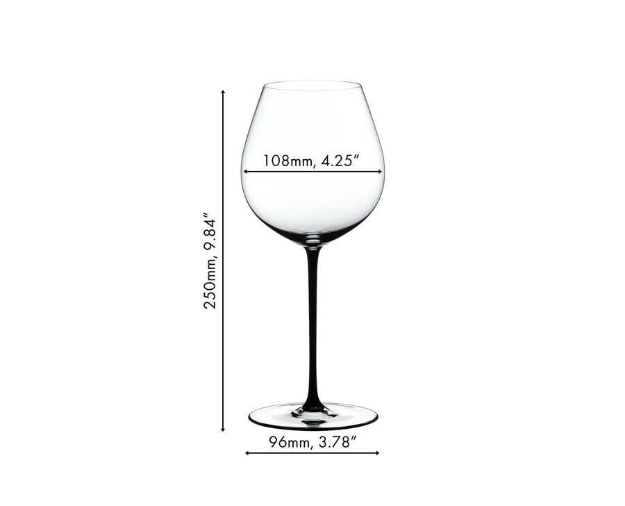 riedel fatto a mano pinot nero - nero