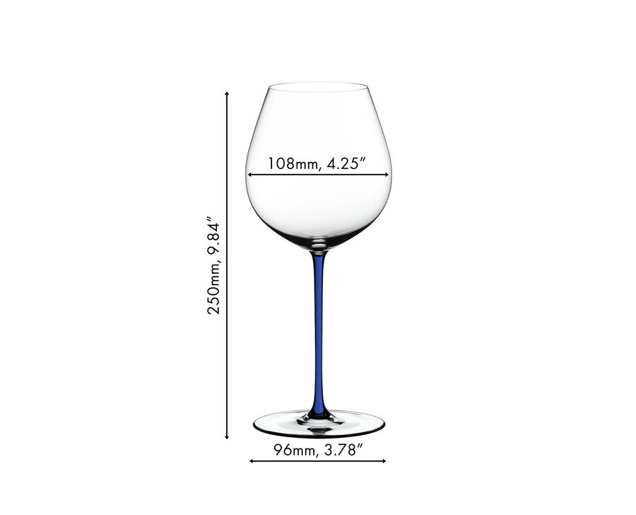 riedel fatto a mano pinot nero - blu scuro