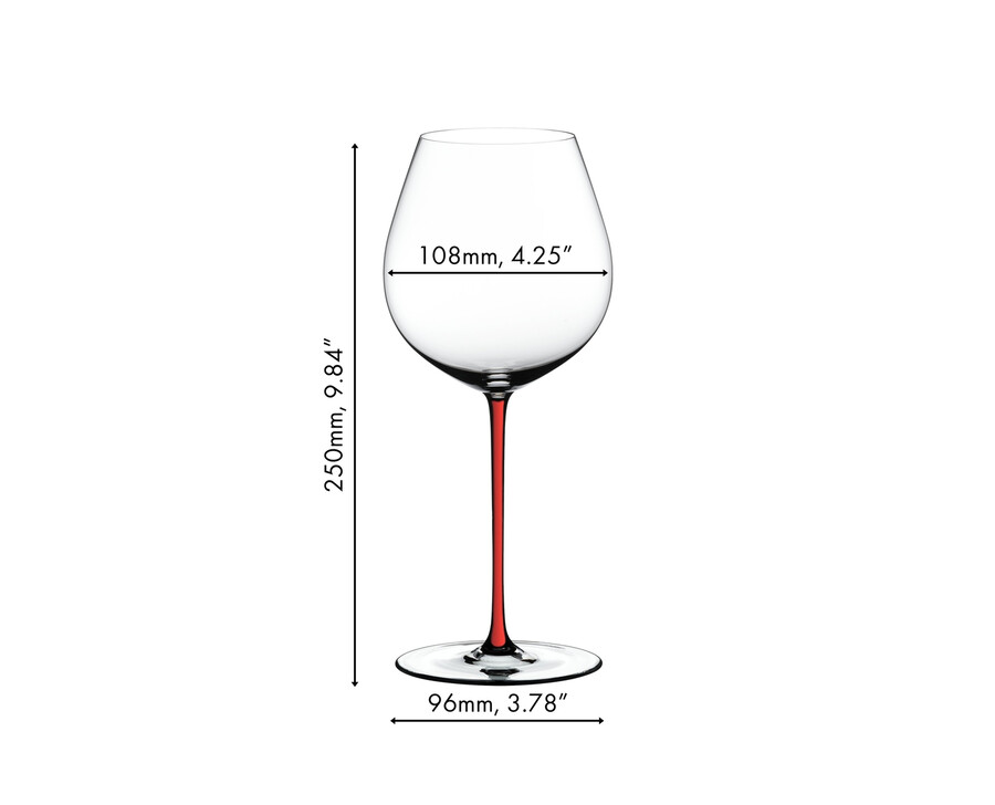 riedel fatto a mano pinot nero - rosso