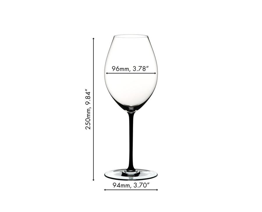 riedel fatto a mano syrah - nero