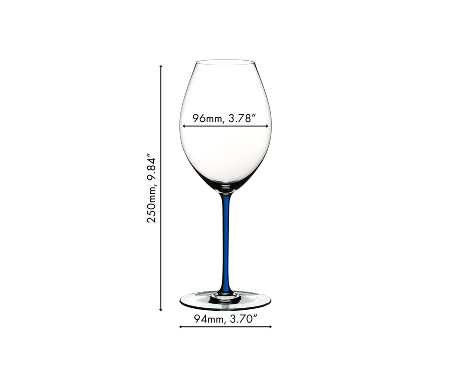 riedel fatto a mano syrah - blu scuro