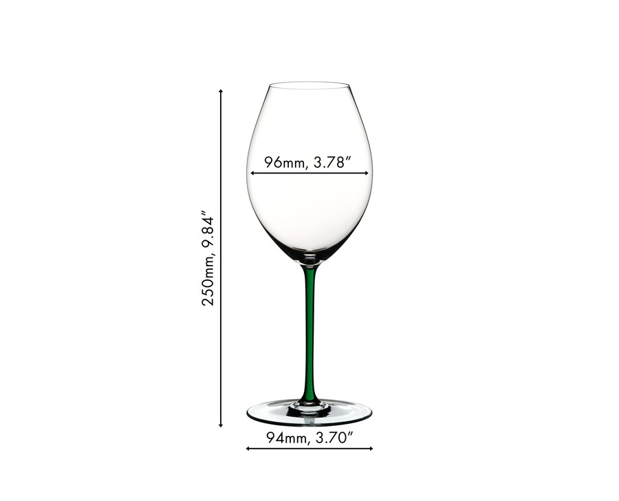 riedel fatto a mano syrah - verde