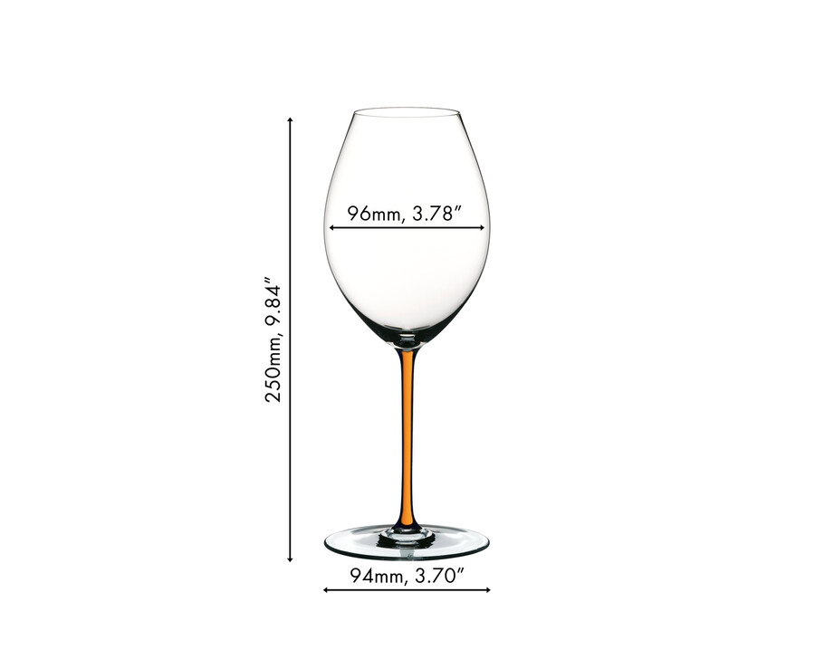riedel fatto a mano syrah - arancio