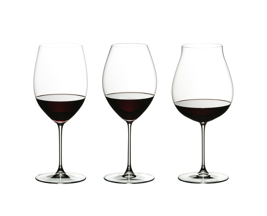 set degustazione vino rosso riedel veritas