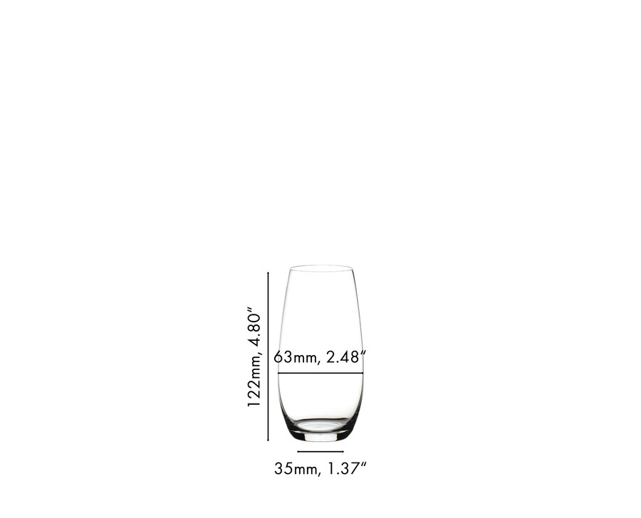 bicchiere da champagne riedel the o wine tumbler