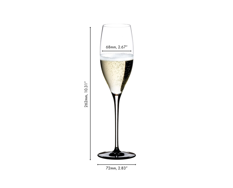 bicchiere da champagne vintage riedel sommeliers black tie