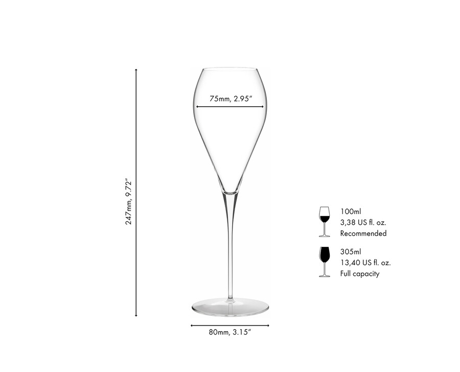 riedel manufaktur riedel bellorotondo calice da champagne