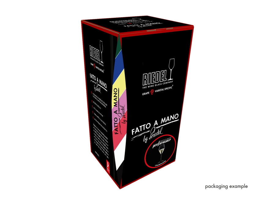 calice da champagne riedel fatto a mano performance - base nera