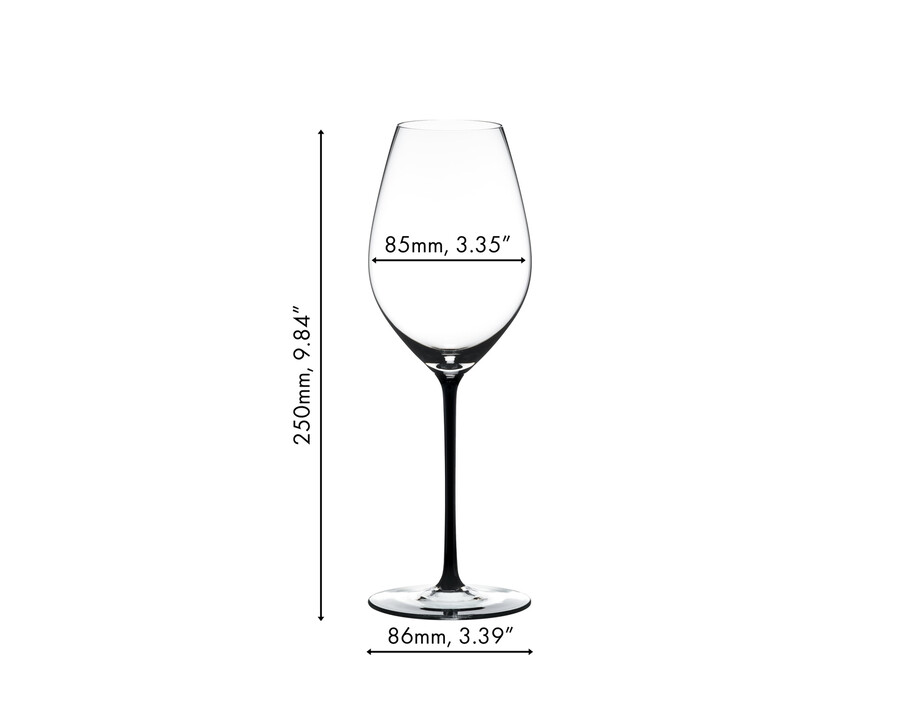 riedel fatto a mano bicchiere da vino champagne - nero