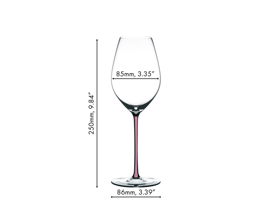riedel fatto a mano bicchiere da vino champagne - malva