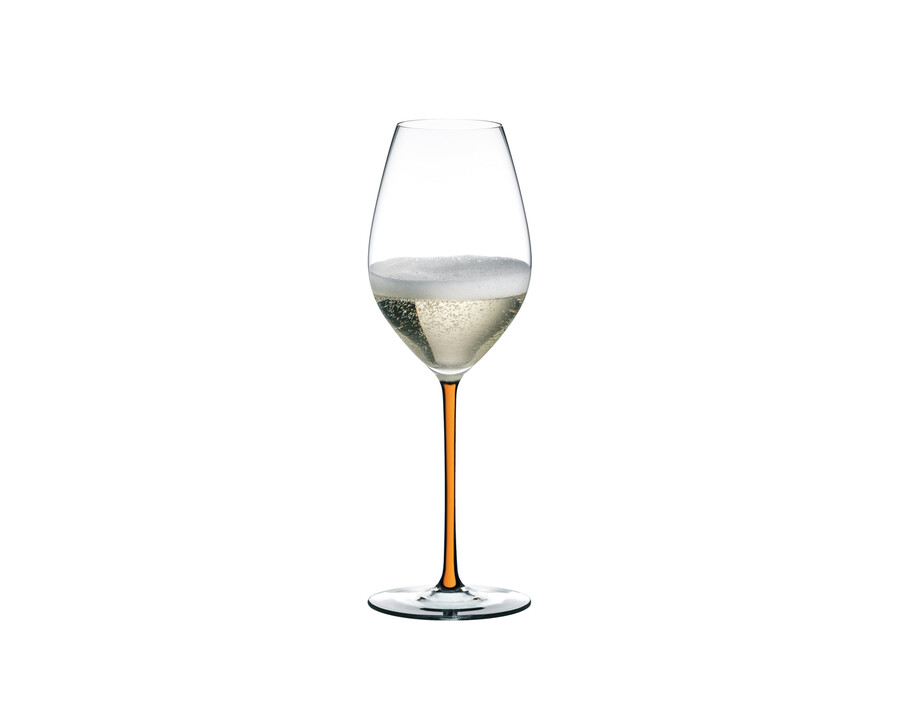 riedel fatto a mano bicchiere da vino champagne - arancione