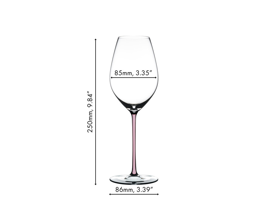 riedel fatto a mano bicchiere da vino champagne - rosa