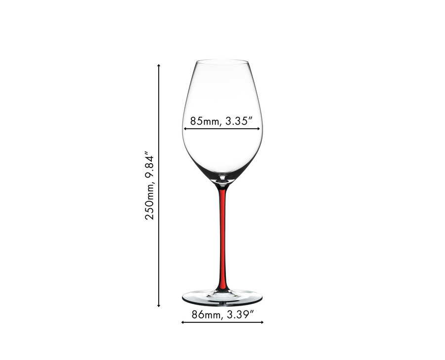riedel fatto a mano bicchiere da vino champagne - rosso