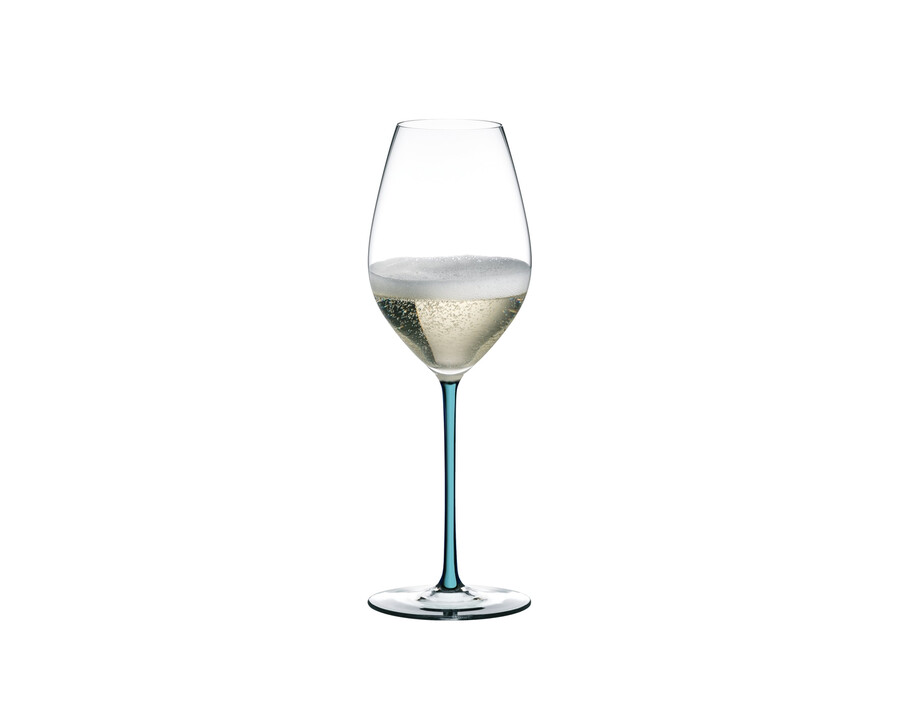 riedel fatto a mano bicchiere da vino champagne - turchese