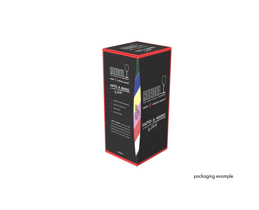 riedel fatto a mano bicchiere da vino champagne - turchese