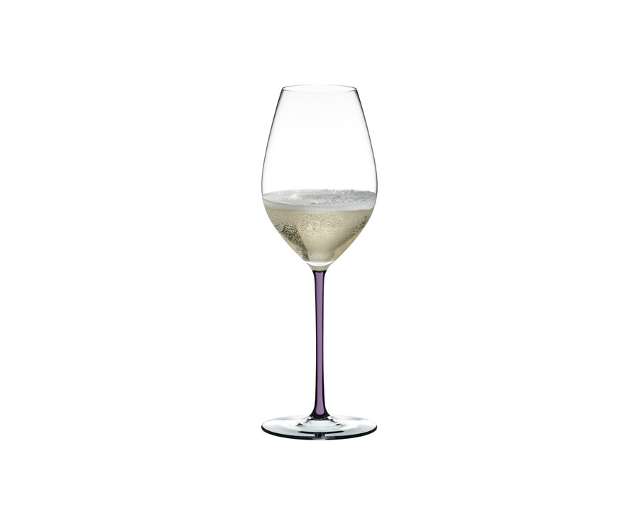 riedel fatto a mano bicchiere da vino champagne - viola opalino