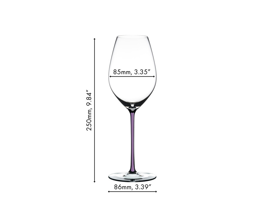 riedel fatto a mano bicchiere da vino champagne - viola opalino