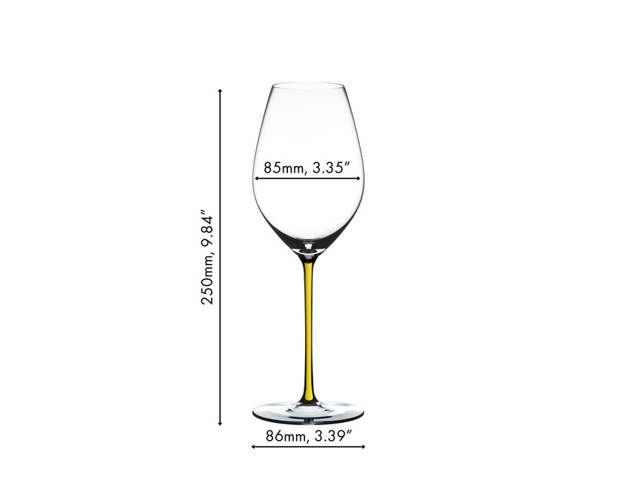 riedel fatto a mano bicchiere da vino champagne - giallo