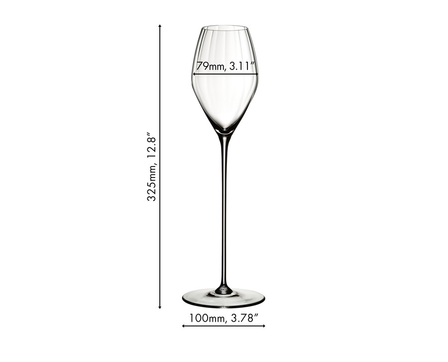 bicchiere da champagne ad alte prestazioni riedel