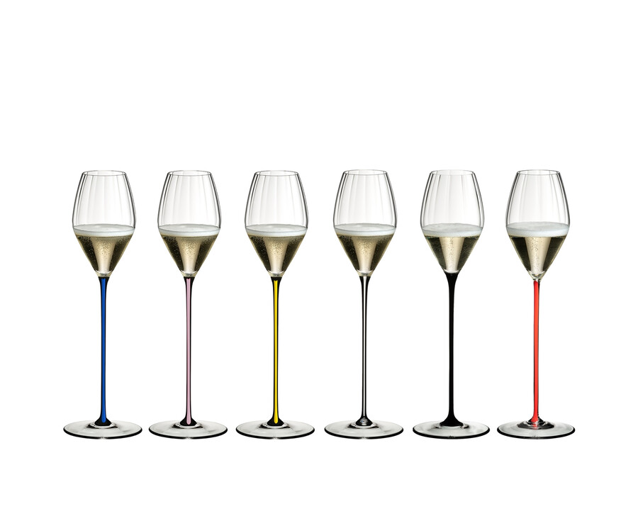 bicchiere da champagne ad alte prestazioni riedel - nero