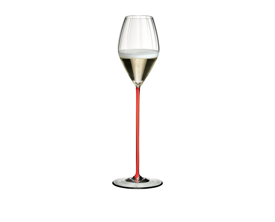bicchiere da champagne ad alte prestazioni riedel - rosso