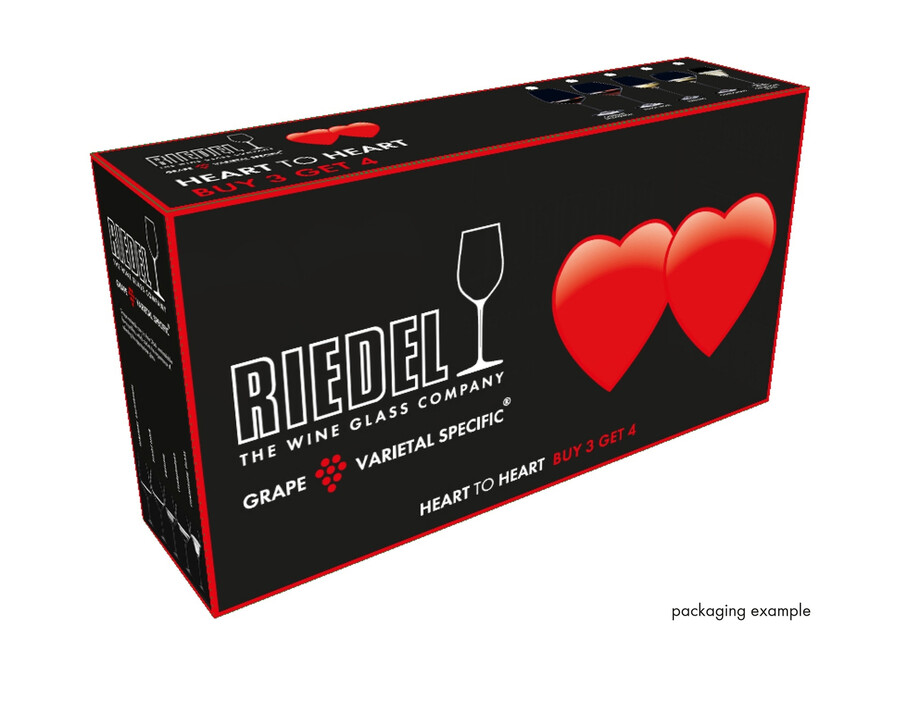 bicchiere da champagne riedel heart to heart