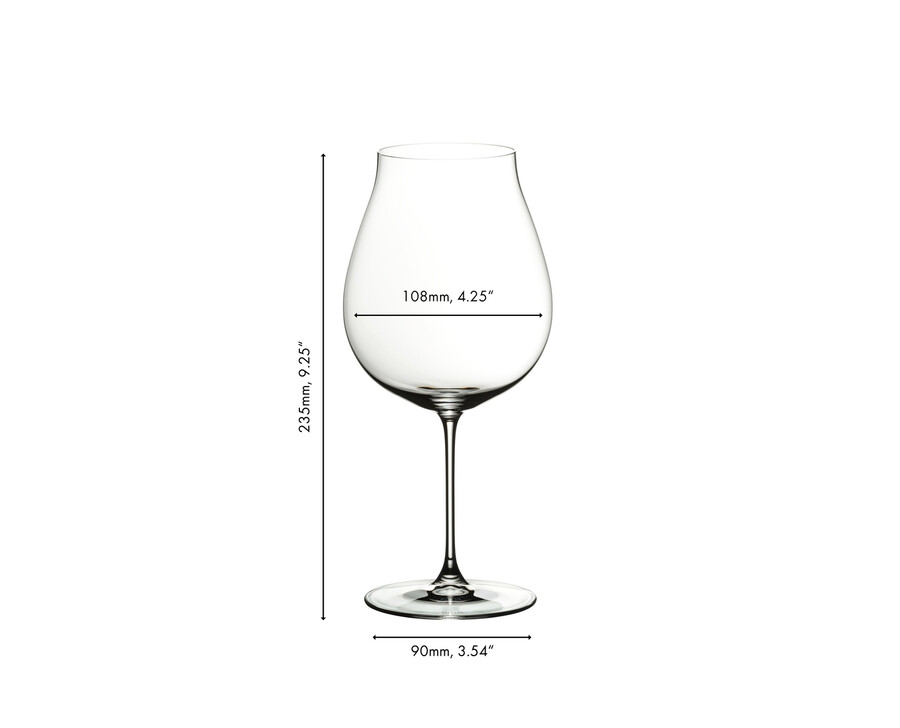 bicchiere da champagne riedel veritas new world pinot noir nebbiolo e rosé