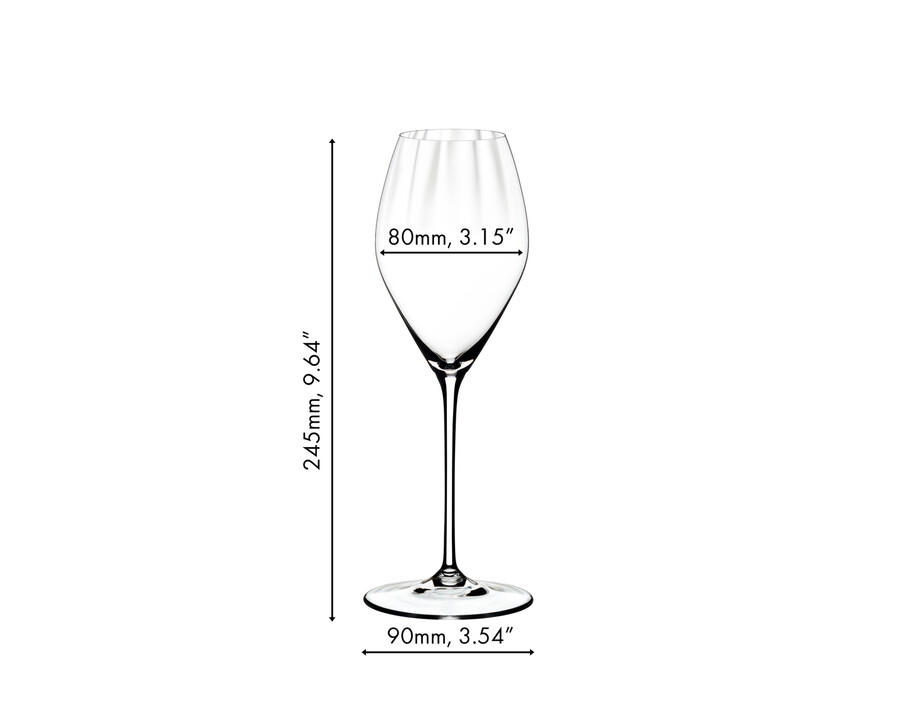 bicchiere da champagne riedel performance