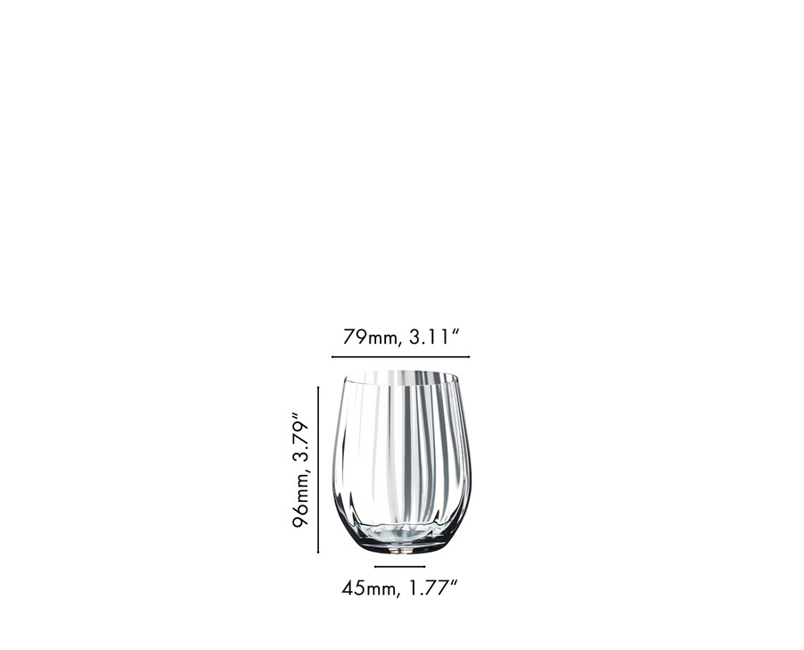 collezione di bicchieri riedel optical o whisky