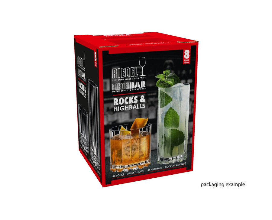 set di bicchieri riedel drink specific rocks highball