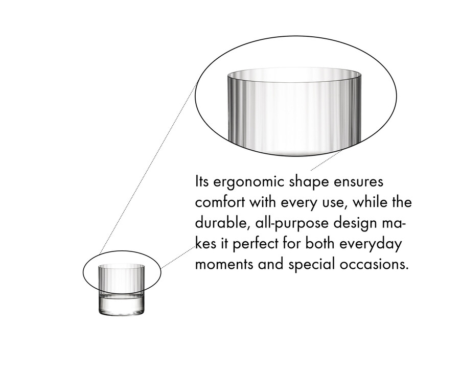 bicchiere multiuso riedel h2o optic