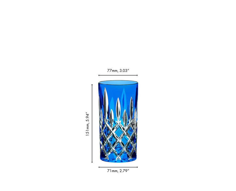 riedel laudon highball - blu scuro