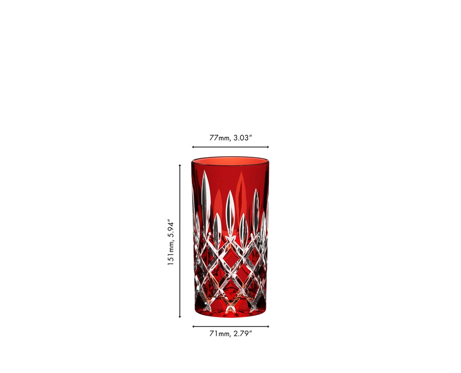 riedel laudon highball - rosso